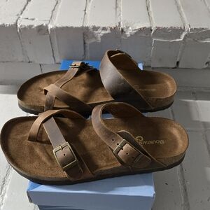Brown Leather Sandals
